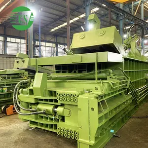 Keshang YJ-630 Hydraulic Horizontal Scrap Iron Compactor Metal Briquetting Baler Machine
