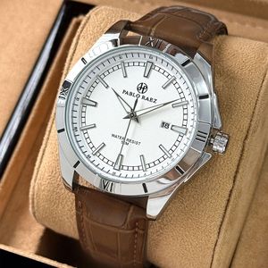 Reloj de Cuarzo para Hombre, Estilo Casual y de Negocios, Éxito de Ventas Internacional, Resistente al Agua, con Correa de Cuero - Product Image 4