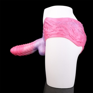 Pantalon Dildo Creux Réaliste Monstre Fantastique en Silicone avec Sangle, Agrandisseur de Pénis Masculin, Jouet Sexuel pour Couple, Vente en Gros - Product Image 2