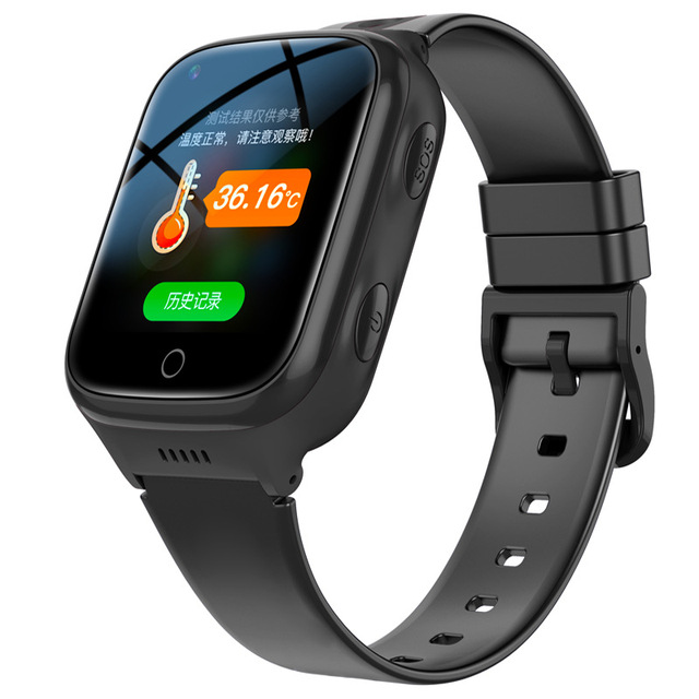 BodyTemperature Smart Watch Heart Rate SOS Camera GPS Tracker IP67 Waterproof Health Smartwatch for Kids Elderly Fitness Tracker