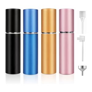 Atomizador de Perfume de Aluminio de Lujo Personalizado, Colorido, de 5 ml, Recargable, para Viajes, Envase de Perfume con Logotipo - Product Image 1