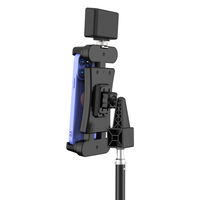 Meilleure vente usine nouveauté 360 Rotation Pad Pro129 réglable tablette trépied support téléphone montage pince en plastique Durable