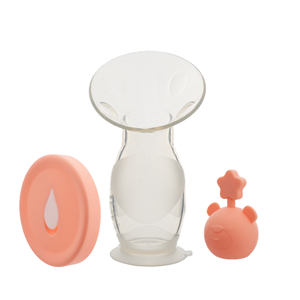Kissistory – tire-lait en Silicone, tasses de collecte d'allaitement, collecteur de lait manuel avec couvercle de bouchon, avec Base d'aspiration - Product Image 1