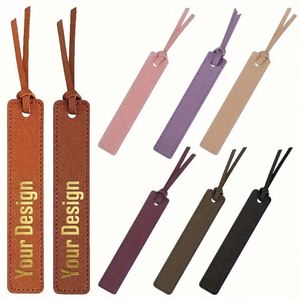 Marcapáginas de Cuero con Forma de Corazón, Personalizado, Envío Rápido, Ideal para Regalos de Boda, Accesorios para Amantes de los Libros, Marcapáginas con Esquinas en Forma de Corazón - Product Image 1