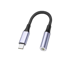 Adaptador de Audio tipo C de 3,5mm, convertidor de USB-C, cable de conexión de auriculares de decodificación Digital DAC para teléfono móvil, portátil, nueva condición