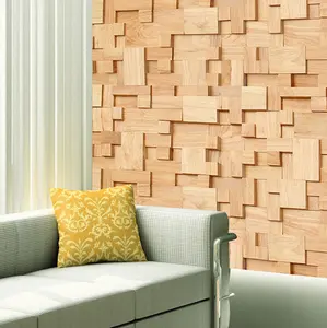 Living room wood 3d wall panel interior wall panel design