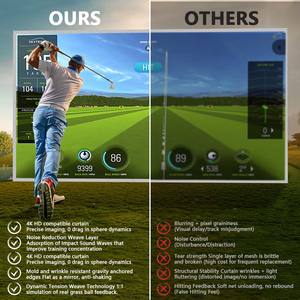 Simulateur de golf tout temps, portable, rétractable, pour l'intérieur et l'extérieur, en matériau de qualité - Product Image 4