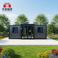 Maisons Modulaires de Luxe Transportables Conteneur en Acier Extensible 20ft 40ft Villas Miniatures 1 à 4 Chambres Logements de Luxe Préfabriqués