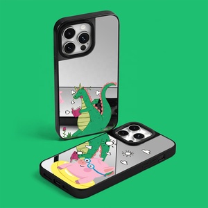 Tùy Chỉnh Máy Ảnh Thương Hiệu Dễ Thương Cho <span class=keywords><strong>Iphone</strong></span> 15/14/13 Pro Max Trường Hợp UV In Ấn Gương Điện Thoại Di Động Bìa PC Dán Lại Điện Thoại Di Động Trường Hợp - Product Image 5