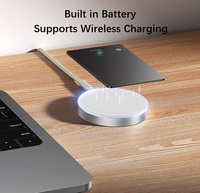 Localizador Inteligente Ultra Delgado, Tarjeta de Búsqueda para Cartera, Compatible con Google, iOS y Android, Rastreador GPS AirTag para Cartera