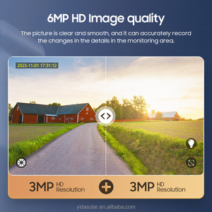 كاميرا شمسية مزودة بعدسة مزدوجة 4K 20X تكبير واي فاي كاميرا 6 ميجا بكسل للكشف عن الإنسان في الهواء الطلق شبكة IP66 واي فاي PTZ - Product Image 5