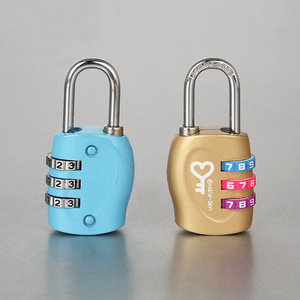 กุญแจล็อคแบบผสมผสาน จินห่าว 3 หลัก ทำจากโลหะผสมสังกะสี รูปทรงวงรี ใช้ได้ทั้งภายในและภายนอกอาคาร ระบบกลไก ป้องกันการโจรกรรม - Product Image 1