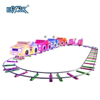 Nouveau train électrique miniature pour enfants, manège de parc d'attractions, mini-train sur rail, manèges pour enfants