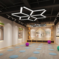 Letrero Luminoso LED Hexagonal de Hierro de 6000K para Nombre de Tienda, Logotipo de Empresa, Recepción, Oficina, Gimnasio, Estudio de Danza, Tienda de Ropa
