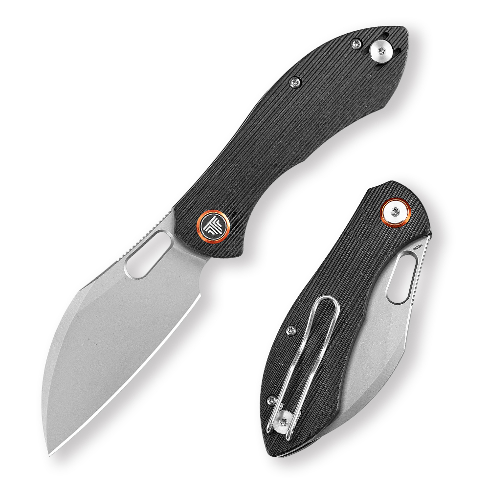 ツウィトレカ TRIVISA Pocket Folding Batwing-BG Knife for Men 14C28N Blade G10