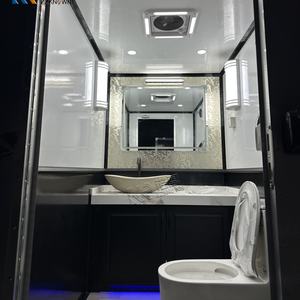 Remolque de Baño Móvil de Doble Habitación, Remolque de Inodoro Portátil, Remolque de Baño Móvil para Alquiler en Eventos al Aire Libre - Product Image 6