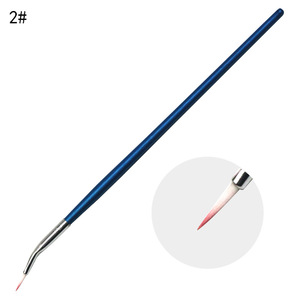 Pinceau à ongles en nylon pour nail art, stylo de peinture UV, brosse de gravure pour cristaux, pinceau de précision pour dessin floral - Product Image 5
