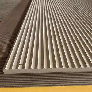 Pannelli in Legno 3D Geometrici di Lusso, Rivestimento in <span class=keywords><strong>MDF</strong></span> Texturizzato per <span class=keywords><strong>Pareti</strong></span> Decorative di Appartamenti e Arredamento Moderno - Product Image 4