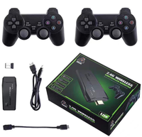 Console de Jeu Vidéo Portable 4K HD M8 Mini, Clé USB Sans Fil 2.4GHz, Lecteur Portable avec 20000 Jeux Intégrés, Mémoire 64 Go, Prise en Charge Multi-Joueur