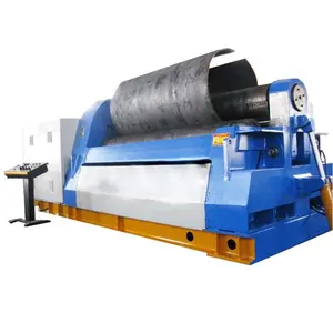 CNC iron sheet bender metal sheet rolling machine electric 3 roller steel plate bending machine