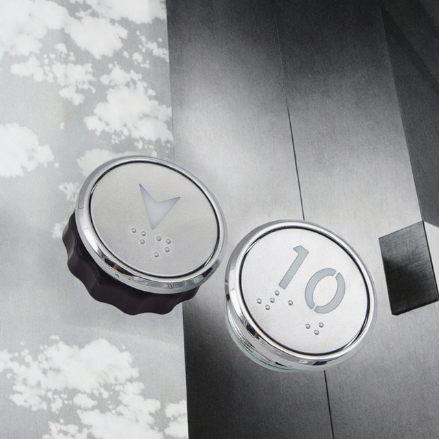 For Elevator Parts Accessories Stainless Steel Material Buttons Villa Hotel Office Building Contemporary Design 1 Year