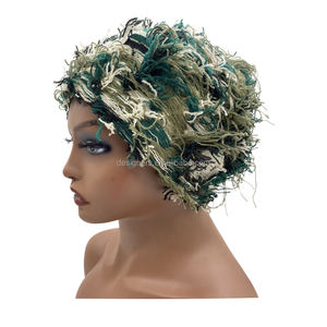 Bonnet de camouflage à revers en tricot Offre Spéciale casquette de crâne chapeaux d'hiver chauds pêcheur chasse bonnet en détresse herbeux - Product Image 3