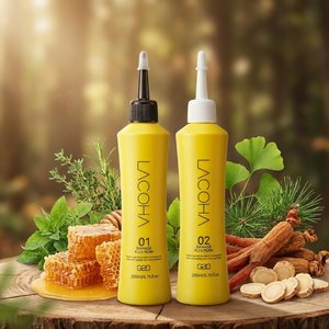 Loción Permanente LACOHA Damage Flex para Peinado en Salón, Ondas Naturales, Rizo, Solución Permanente Alcalina, Fragancia Herbal para un Resultado Duradero - Product Image 2