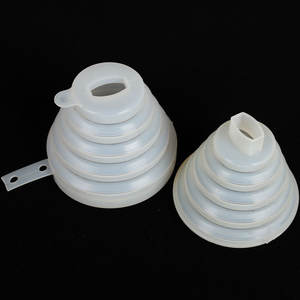 Manchon en silicone ondulé en forme de tour, sur mesure, résistant aux hautes températures, aux acides et aux alcalis, protection anti-poussière - Product Image 2