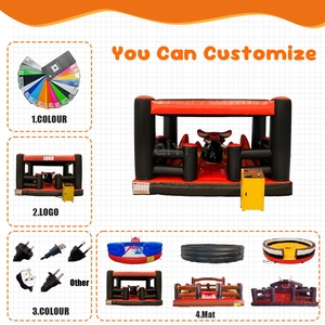 Rodeo Mechanical Bull Machine Inflable Bull Riding Mechanical Bull Ride Inflable para adultos - Product Image 5