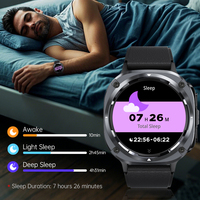 Smartwatch con Risposta alle Chiamate Wireless, Impermeabile IPX8, Monitoraggio Frequenza Cardiaca e Sonno, 100 Modalità Sportive, Torcia, Assistente Vocale