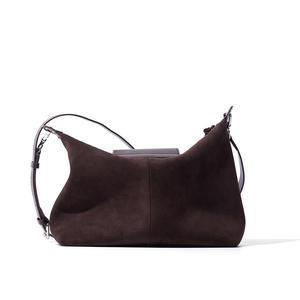 Sacs à main pour femmes, fabricant, OEM personnalisé, sacs à main de luxe vintage en daim et cuir véritable pour femmes - Product Image 3