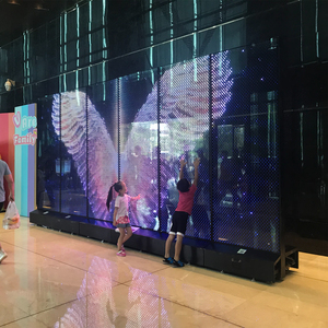 Siêu mỏng Cửa sổ lưới mô-đun hiển thị rõ ràng kính Quảng cáo Màn hình Bảng điều chỉnh hiển thị trong suốt Màn hình <span class=keywords><strong>LED</strong></span> - Product Image 6