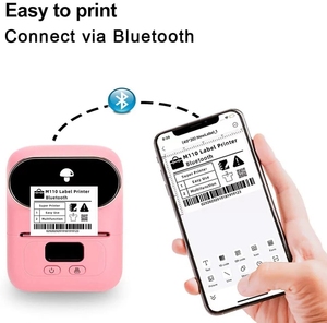 Phomemo เครื่องพิมพ์ฉลาก M110เครื่องติดฉลากด้วยความร้อนเครื่องติดฉลากแบบพกพาสำหรับธุรกิจสายบาร์โค้ดโรงเรียน - Product Image 2