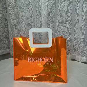 Sac à main en PVC épais holographique coloré personnalisable, sac fourre-tout exquis holographique avec poignée, idéal pour un cadeau - Product Image 1