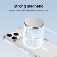 Vente en gros Étui pour téléphone portable Étui pour téléphone multicolore transparent magnétique anti-chute bon marché