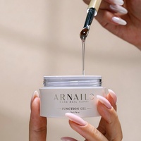 Gel UV dur auto-nivelant pour extension d'ongles, séchage rapide en 2,5s, sans HEMA, sans sensation de brûlure