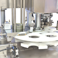 Machine automatique de scellage de boîtes de conserve de sardines en acier inoxydable pour usine de produits de la mer et de conserves