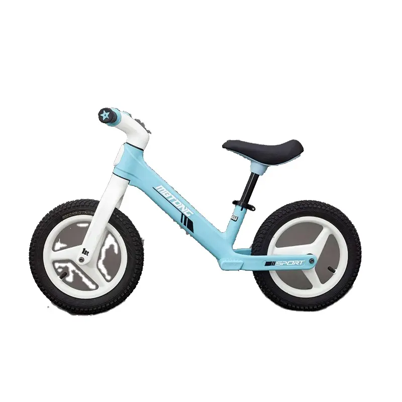 Kein Pedal Kids Bike Push Nylon Glasfaser Leicht gewicht 12 Zoll Balance Fahrrad Lila Kinder Roller Kinder Balance Bike Toy Bike