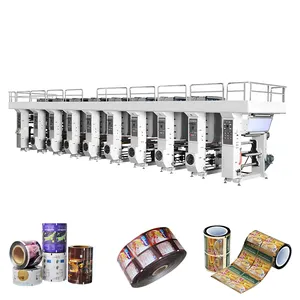 ZRAY-C Middle Speed Label PE BOPP Film Rotogravure Printing Machine Manufacturer Price