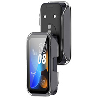 Funda protectora completa para HUAWEI Band 10/9/8 Carcasa dura de PC antiarañazos a prueba de golpes con protector de pantalla transparente HD