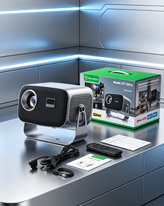 Projecteur Android portable HT12Pro, petit, 4K, rotation à 180 degrés, affichage professionnel pour jeux, home cinéma, projecteur - Product Image 1