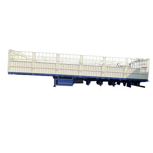Meilleure vente : Nouvelle semi-remorque à ridelles 3 essieux de 13 m, semi-remorque porte-cheres, conduite à gauche pour la logistique/le transport - Product Image 1