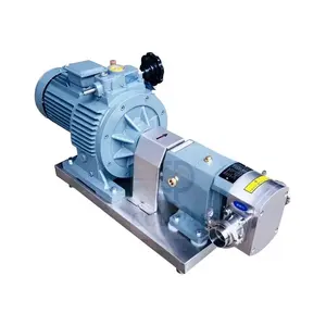 25HP 18.5KW ZB3A-160 Stainless Steel SS304 SS316L Single wing Rotor Lobe Pump with Transferring High Viscosity Liquid