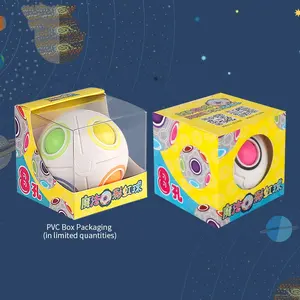 Offre Spéciale cadeau créatif boule arc-en-ciel magique 8/12/20 trous Cube magique Fidget jouet Puzzle éducatif jouets amusants pour les enfants