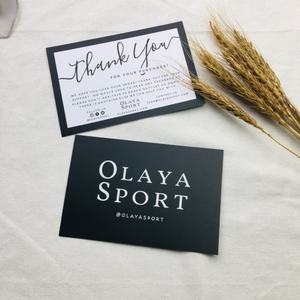 นามบัตรและบัตรเชิญงานแต่งงานคุณภาพสูง หรูหรา ออกแบบโลโก้ได้ตามต้องการ ขนาด 10x15 ซม. บัตรขอบคุณ กระดาษคราฟท์/กระดาษอาร์ต สำหรับธุรกิจขนาดเล็ก - Product Image 5