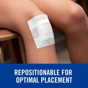 Strong Hold Pain-Free Removal Tape, Silicone Adhesive, Secures Dressing and Lifts Away Cleanly - 1 in X 4 Yds, 1 <b>Roll</b> of Tape - Product Image 5