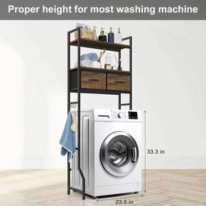 Space-Saving Bathroom <b>Storage</b> Bathroom Furniture Rack Modern Bathroom <b>Storage</b> Space-Saving Bathroom <b>Storage</b> Solid Wood - Product Image 6