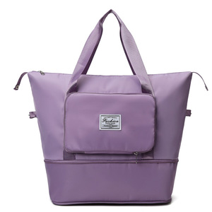 Wholesale Nylon Duffel <b>Bag</b> Custom logo Large Capacity Foldable <b>Travel</b> <b>Bag</b> Unisex Style Waterproof Gym Sports <b>Bag</b> Women - Product Image 2