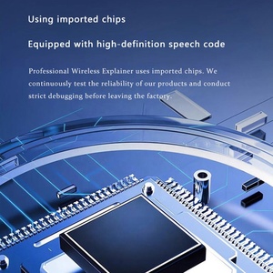 UHF One <strong>Way</strong> Audio Walkie Talkie <strong>Intercom</strong> Handheld Transmitter with Lanyard Wireless Whisper Tour Guide <strong>System</strong> for Hiking Travel - Product Image 6