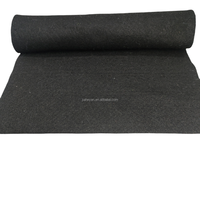 Tapis de sol réversible tufté en polyester noir antidérapant et rembourré de 1 à 4 mm pour l'exercice, la maison, les mariages, les fêtes, l'extérieur, la prière et les voyages
